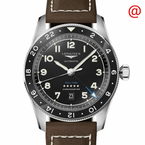 Longines L3.812.4.53.2 Spirit Zulu Time Mens Automatic Watch