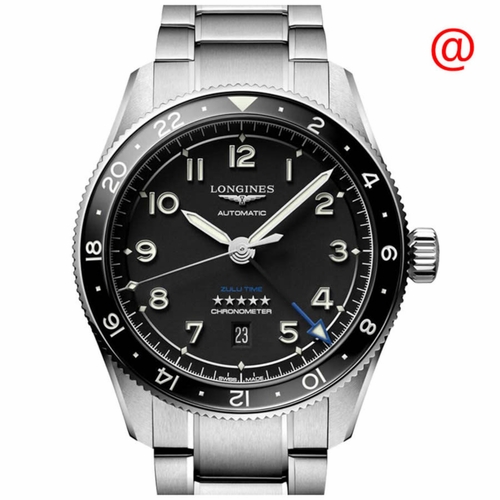 Longines L3.812.4.53.6 Spirit Zulu Time Mens Automatic Watch