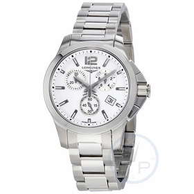 Longines L3.379.4.16.6 Conquest Unisex Chronograph Quartz Watch