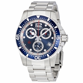 Longines L3.743.4.96.6 HydroConquest Mens Chronograph Quartz Watch