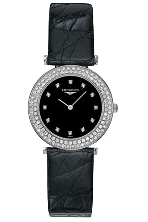 Longines L4.308.0.57.2 La Grande Classique Diamond Ladies Quartz Watch