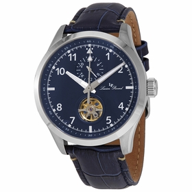 Lucien Piccard 1295A2 GMT Open Heart Mens Automatic Watch