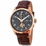 Lucien Piccard 1295A5 GMT Open Heart Mens Automatic Watch