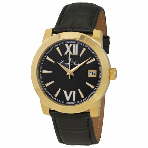 Lucien Piccard LP-10026-YG-01-BK Bordeaux Mens Quartz Watch