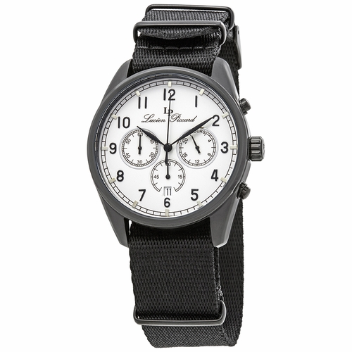 Lucien Piccard LP-10588N-BB-02-BLK Moderna Mens Chronograph Quartz Watch