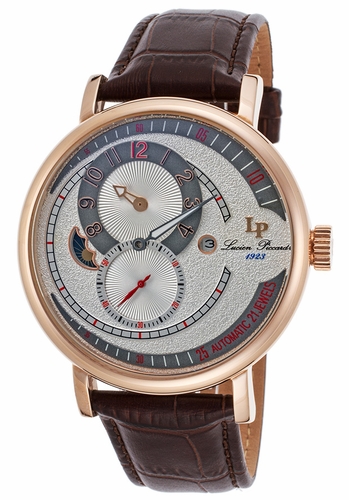 Lucien Piccard LP-15157-RG-02S-BRW Supernova Mens Chronograph Automatic Watch