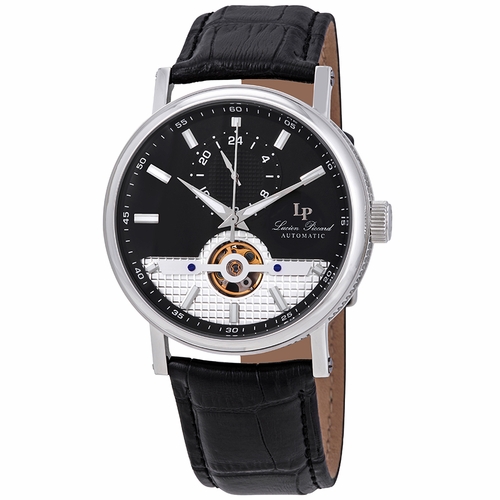 Lucien Piccard LP-28002A-01 Open Heart 24 Mens Automatic Watch