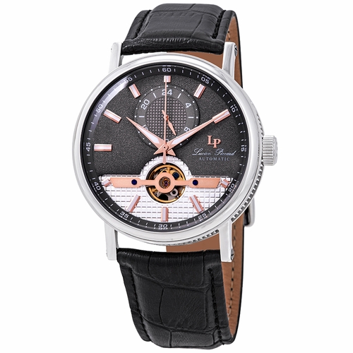 Lucien Piccard LP-28002A-014-RA Open Heart 24 Mens Automatic Watch