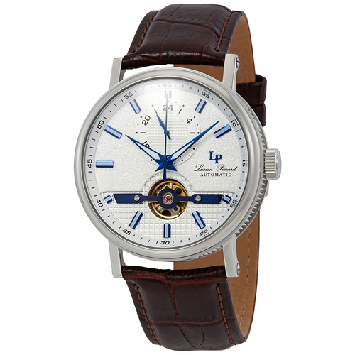 Lucien Piccard LP-28002A-02SBLABRW Open Heart 24 Mens Automatic Watch