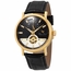 Lucien Piccard LP-28002A-YG-01-GA Open Heart 24 Mens Automatic Watch
