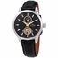 Lucien Piccard LP-28007A-01-GA Open Heart GMT Mens Automatic Watch