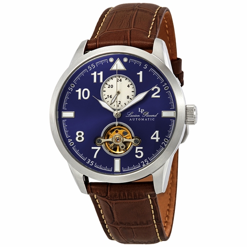 Lucien Piccard LP-28008A-03-BRW Lodestar Auto GMT Mens Automatic Watch