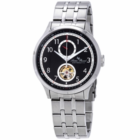 Lucien Piccard LP-28010A-11 Open Heart GMT II Mens Automatic Watch