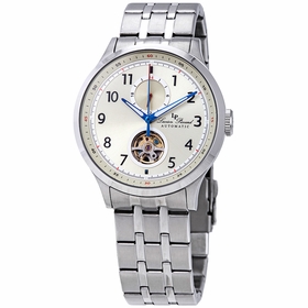 Lucien Piccard LP-28010A-20 Open Heart GMT II Mens Automatic Watch