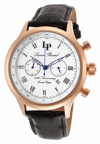 Lucien Piccard LP-30011-RG-02 90th Anniversary Ltd Edition Mens Chronograph Quartz Watch