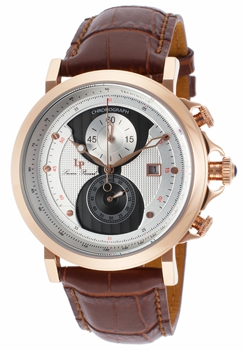 Lucien Piccard LP-40015-RG-02S-BRW Pegasus Mens Chronograph Quartz Watch