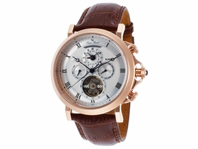 Lucien Piccard LP-40021A-RG-02S-BRW Acropolis Mens Automatic Watch