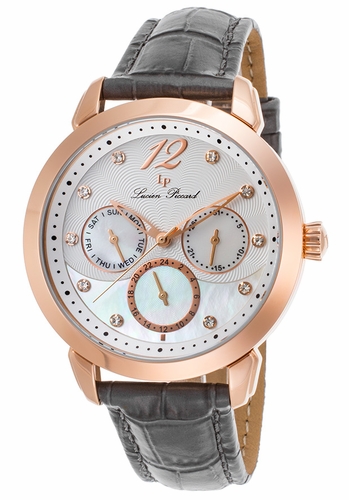 Lucien Piccard LP-40038-RG-02MOP-GRYS Rivage Ladies Quartz Watch