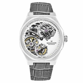 Manager MAN-RM-04-SL Revolution Mens Hand Wind Watch