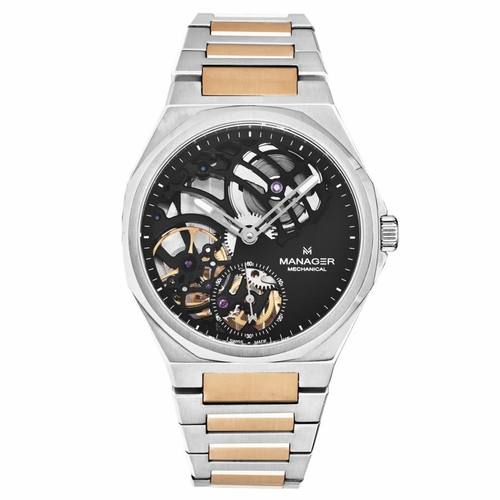 Manager MAN-RM-06-BM Revolution Mens Automatic Watch Manager MAN-RM-06-BM Revolution Mens Automatic Watch