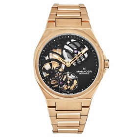Manager MAN-RM-09-RM Revolution Mens Hand Wind Watch