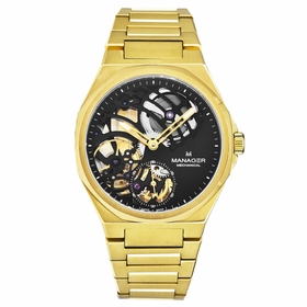 Manager MAN-RM-10-GM Revolution Mens Hand Wind Watch