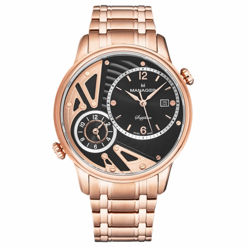 Manager MAN-TR-05-RM Nomad Mens Quartz Watch Manager MAN-TR-05-RM Nomad Mens Quartz Watch