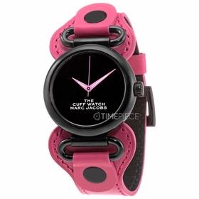 稀少 MARC JACOBS The Cuff Leather Multicolor Dial Ladies Marc Jacobs The Cuff Quartz Ladies Watch MJ0120190884