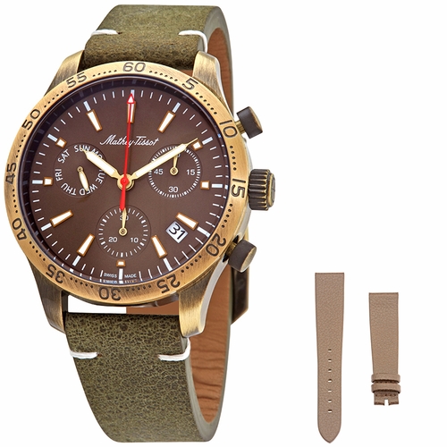 Mathey-Tissot H1822CHLBR Type 22 Mens Chronograph Quartz Watch