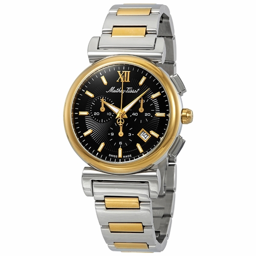 Mathey-Tissot H410CHBN Elegance Mens Chronograph Quartz Watch
