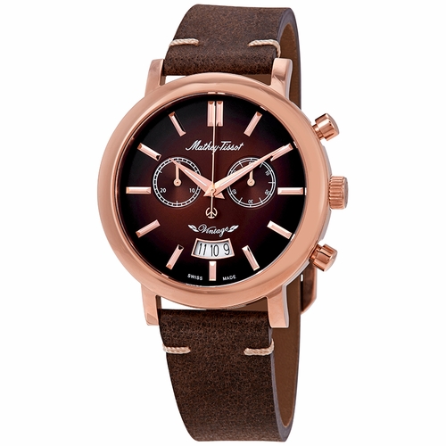 Mathey-Tissot H42CHRF Vintage Mens Chronograph Quartz Watch