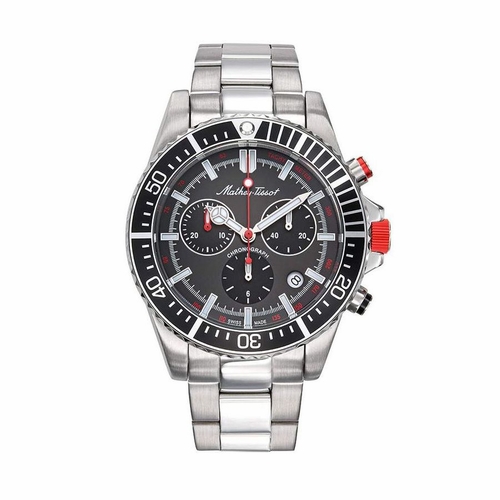 Mathey-Tissot H908CHAN Mathy Strike Mens Chronograph Quartz Watch Mathey-Tissot H908CHAN Mathy Strike Mens Chronograph Quartz Watch