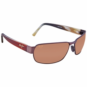 Maui Jim H249-19M 65 Black Coral Unisex  Sunglasses