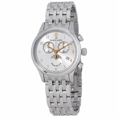 Maurice Lacroix LC1087-SS002-121 Les Classiques Unisex Chronograph Quartz Watch