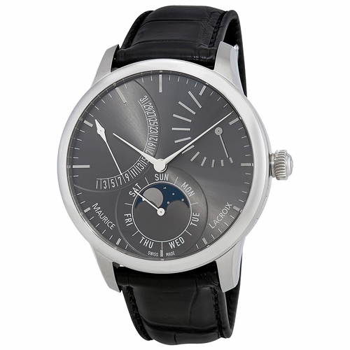Maurice Lacroix MP6528-SS001-330 Masterpiece Lune Retrograde Mens Automatic Watch