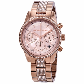 Michael Kors MK6485 Ritz Pave Ladies Chronograph Quartz Watch