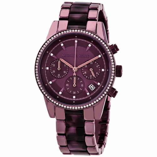 Michael Kors MK6720 Ritz Pave Ladies Chronograph Quartz Watch