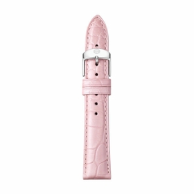 MICHELE 16mm Pink Alligator Strap MS16AA510534