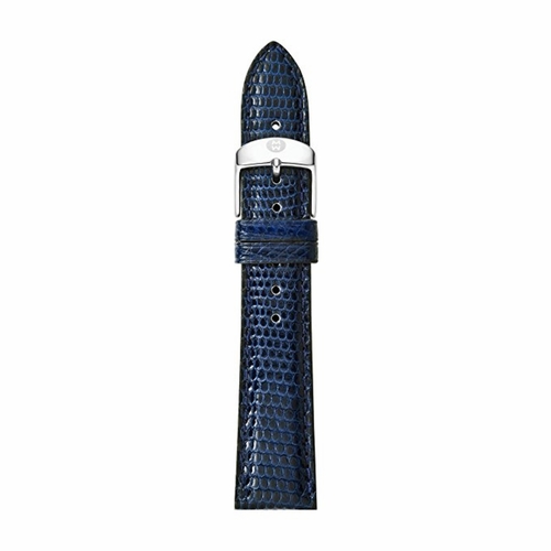 Michele Deco 18mm Navy Lizard Watch Strap MS18AA030400