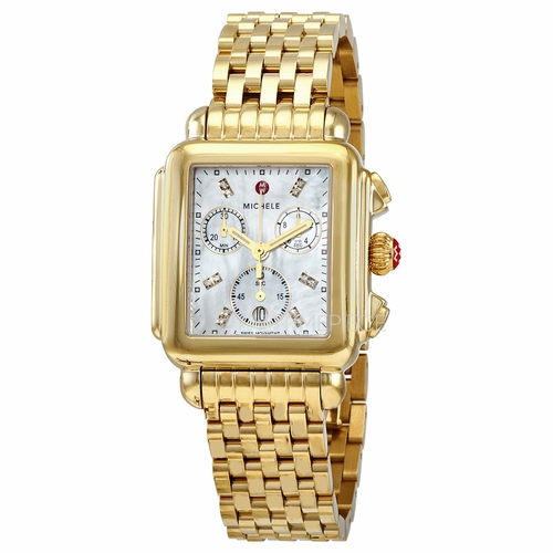 Michele MWW06A000780 Deco Ladies Chronograph Quartz Watch