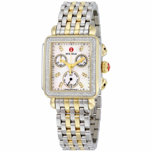 Michele MWW06P000108 Deco Ladies Chronograph Quartz Watch