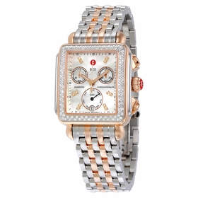Michele MWW06P000232 Deco Diamond Ladies Chronograph Quartz Watch