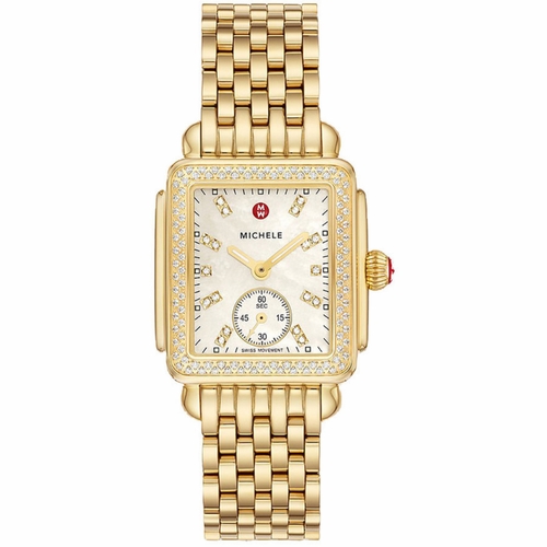 Michele MWW06V000124 Deco Mid Ladies Quartz Watch