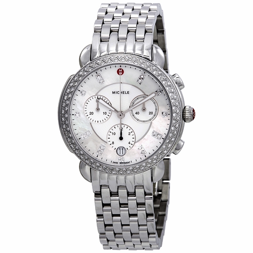 Michele MWW30A000001 Sidney Ladies Chronograph Quartz Watch