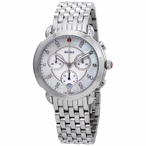 Michele MWW30A000015 Sidney Ladies Chronograph Quartz Watch