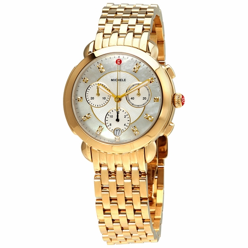 Michele MWW30A000019 Sidney Ladies Chronograph Quartz Watch