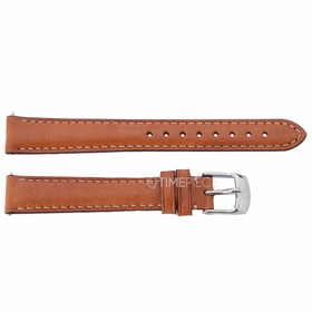 Michele Saddle Calfskin Leather 18 mm Strap MS18AA270216