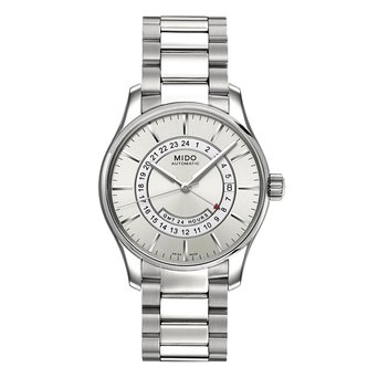 Mido M0014291103120 Belluna GMT Mens Automatic Watch