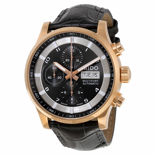 Mido M0056143606252 Multifort Mens Chronograph Automatic Watch