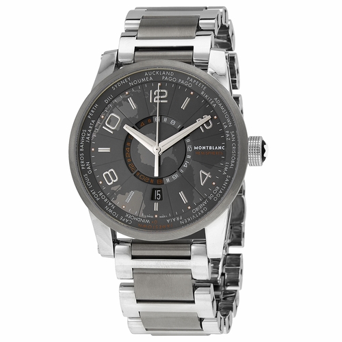 MontBlanc 108956 TimeWalker World-Time Hemispheres Mens Automatic Watch